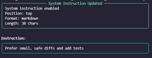 Building context with session-aware tenets applied